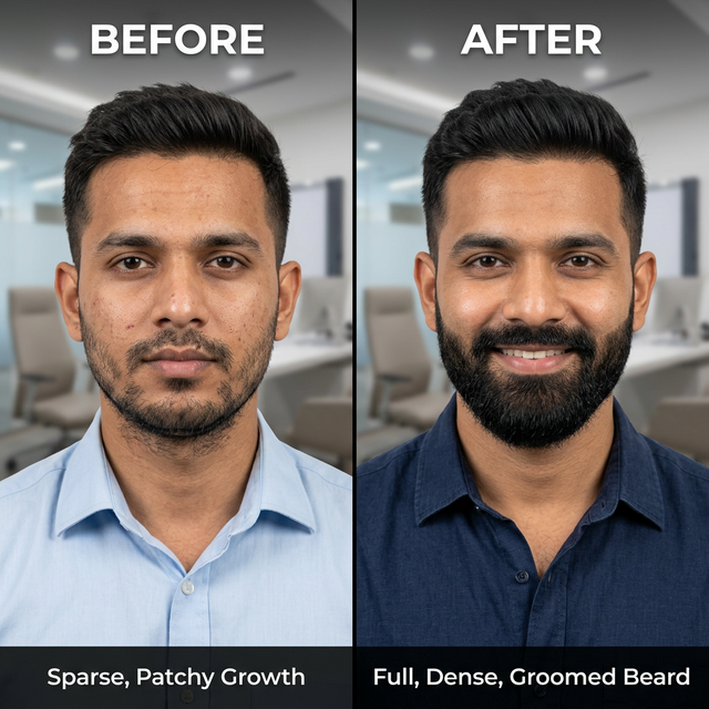 Dencespot Beard Transplant Result