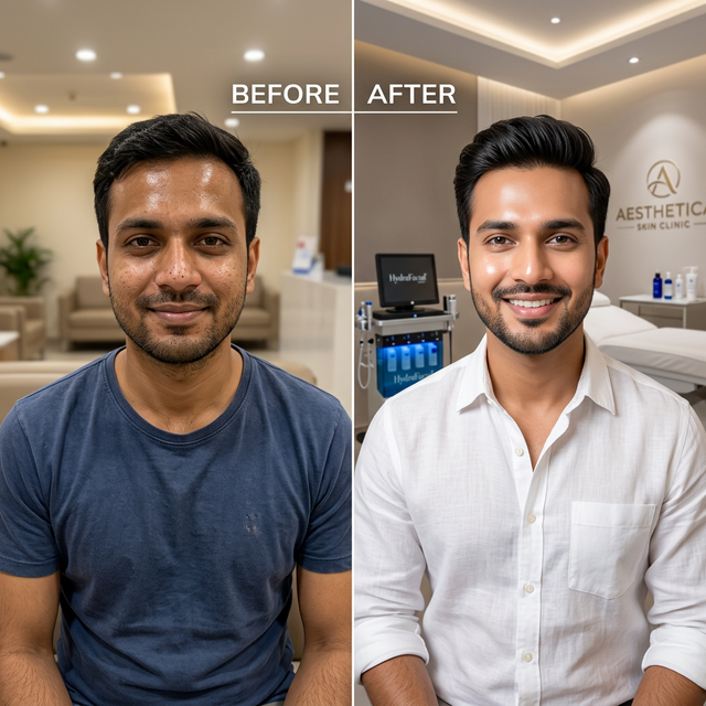 Dencespot HydraFacial Result