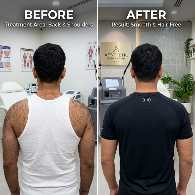 Dencespot Laser Hair Result