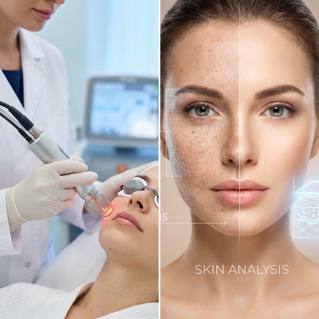 Skin treatment and analysis